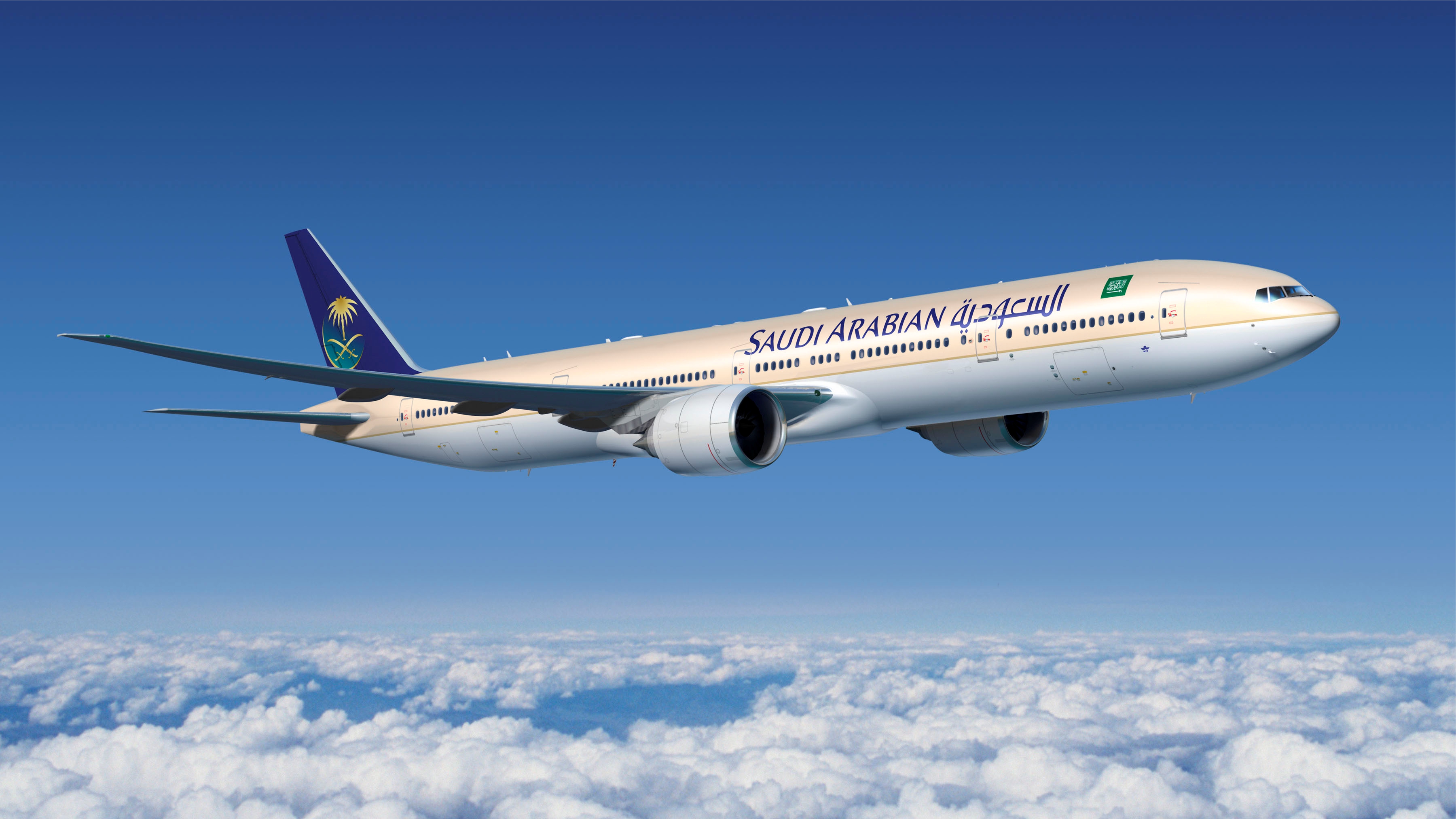 Saudi Arabian Airlines (Landing Madinah)